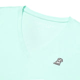 Women's V - Neck Jersey T-Shirt - JAMES BARK