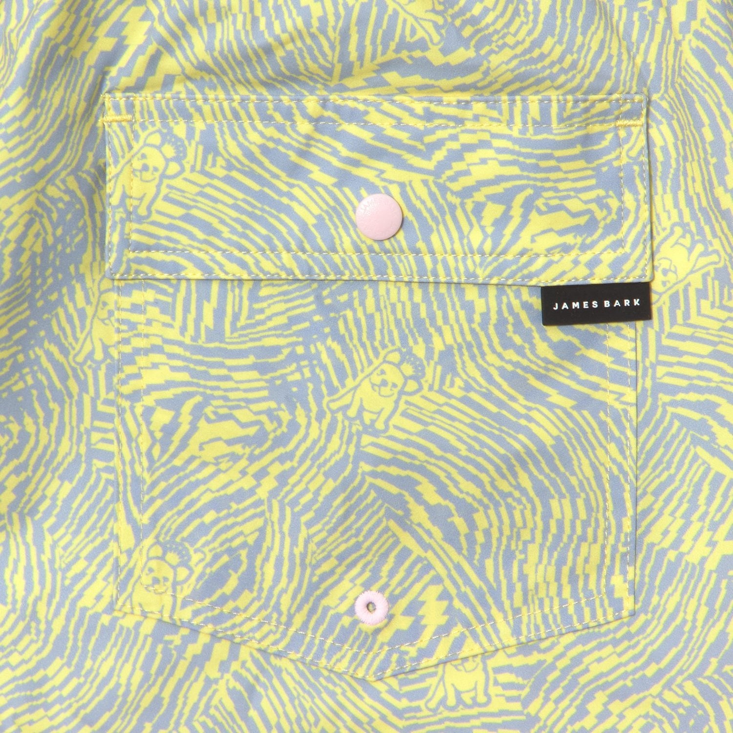 Men's Pixels Swim Trunks - JAMES BARK