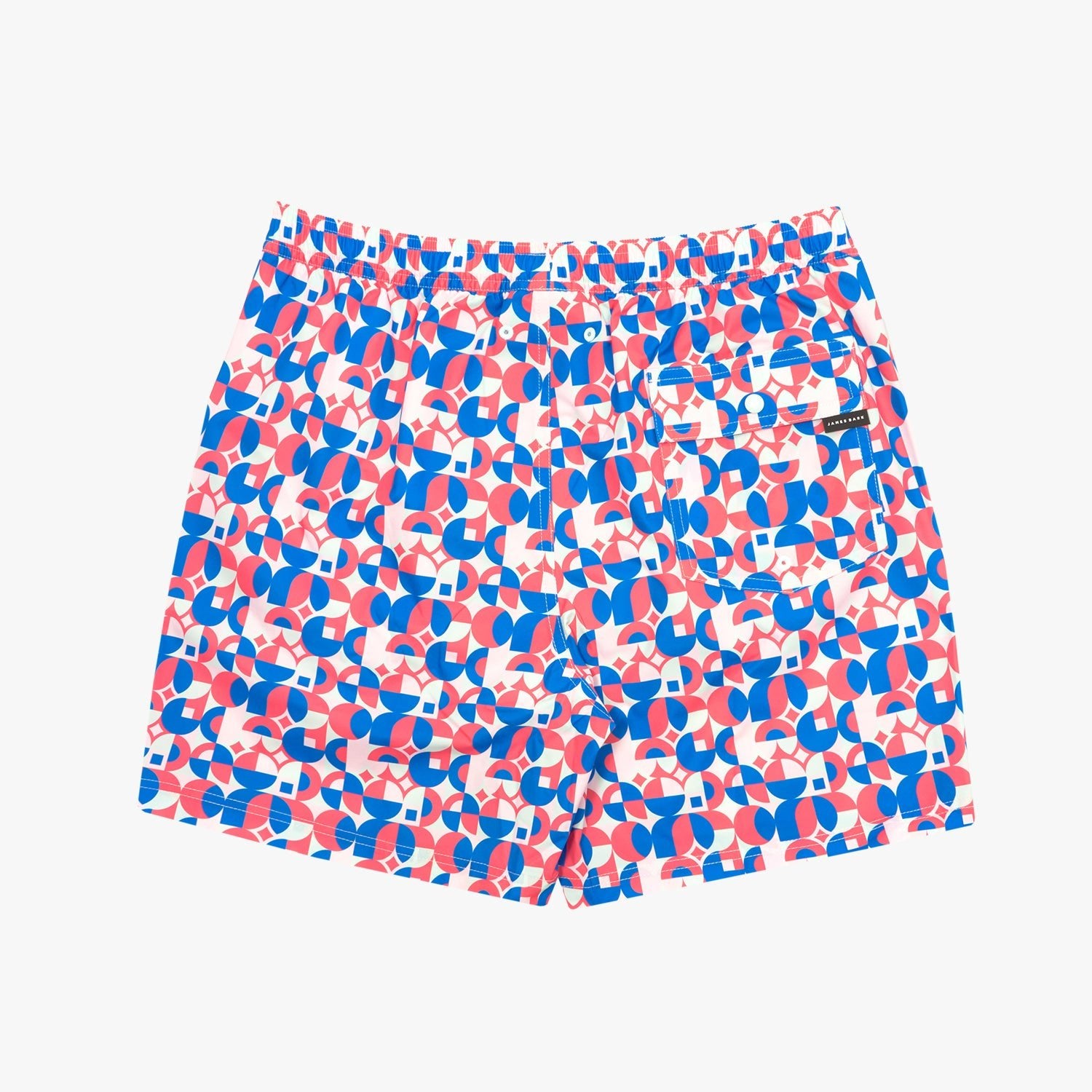Men's Geometric Print Swim Trunks - JAMES BARK