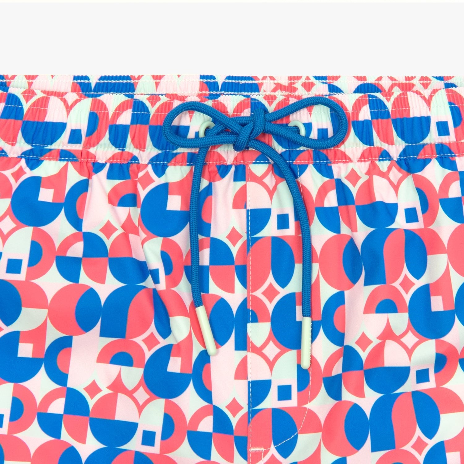 Men's Geometric Print Swim Trunks - JAMES BARK
