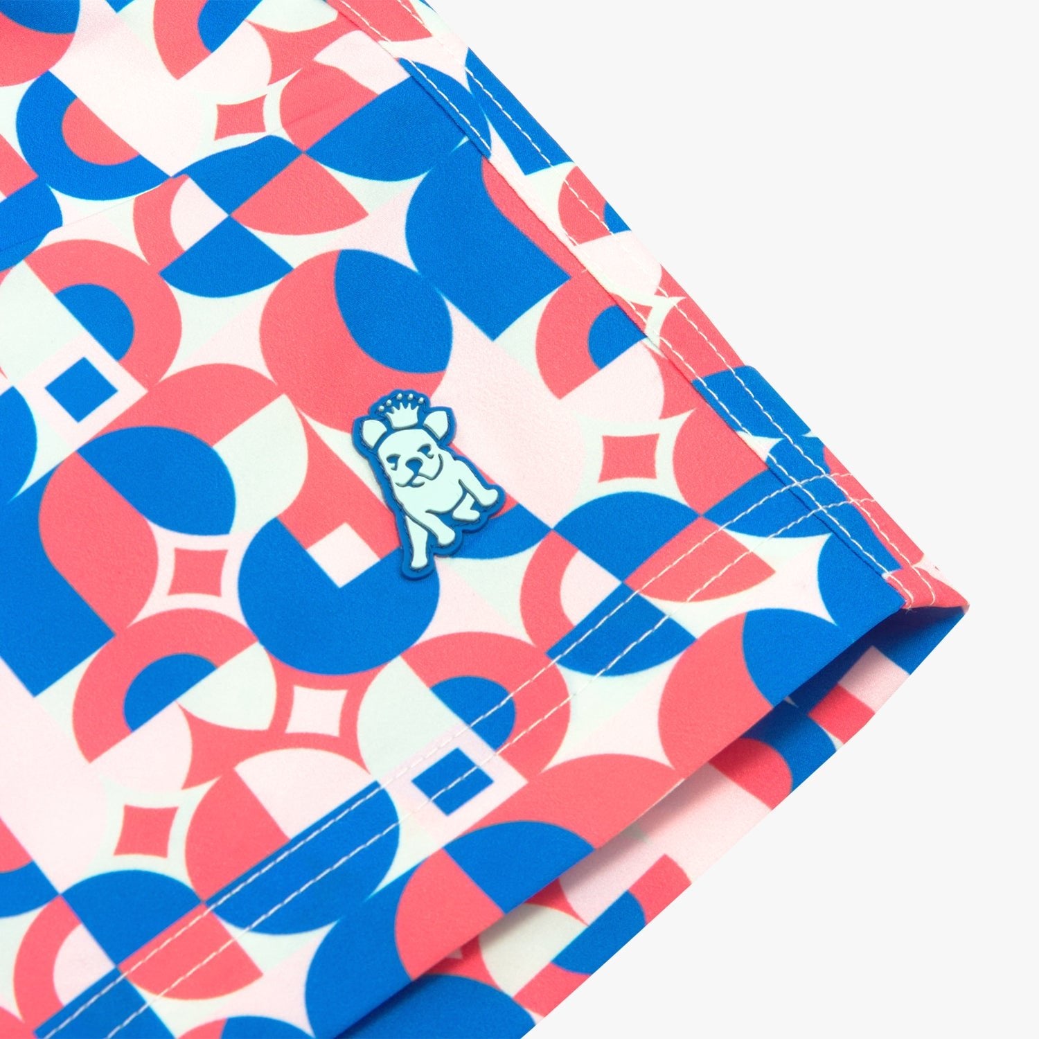 Men's Geometric Print Swim Trunks - JAMES BARK