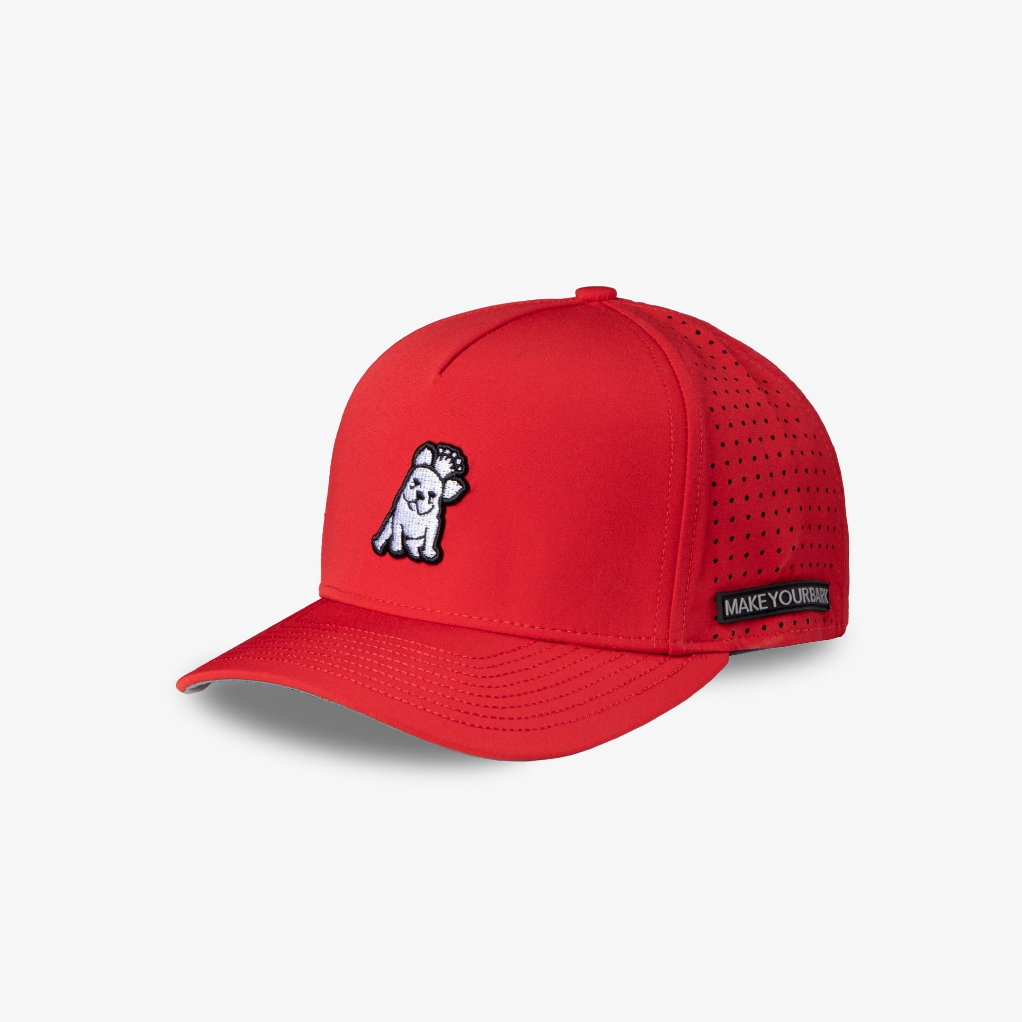 James Bark Red Recycled Cap - jamesbark-usa