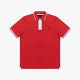Men's Contrast Buttoning Polo Shirt - JAMES BARK