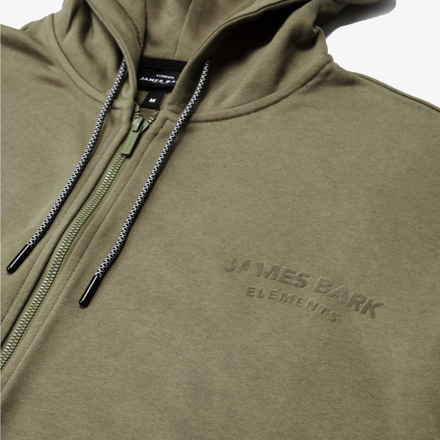 Men's Zipper Hoodie - JAMES BARK