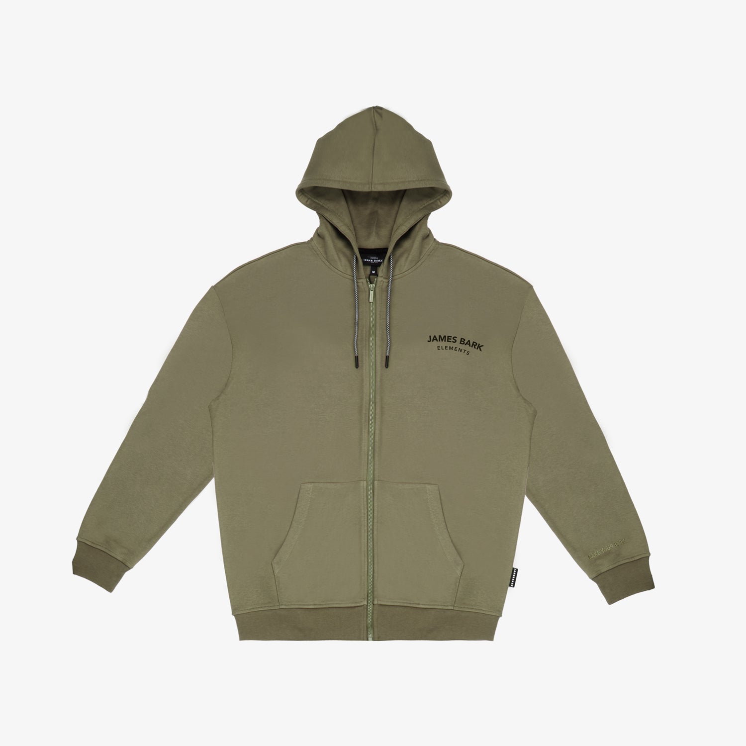 Men's Zipper Hoodie - JAMES BARK