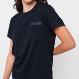 Women's Privé Patch Jersey Tee - JAMES BARK