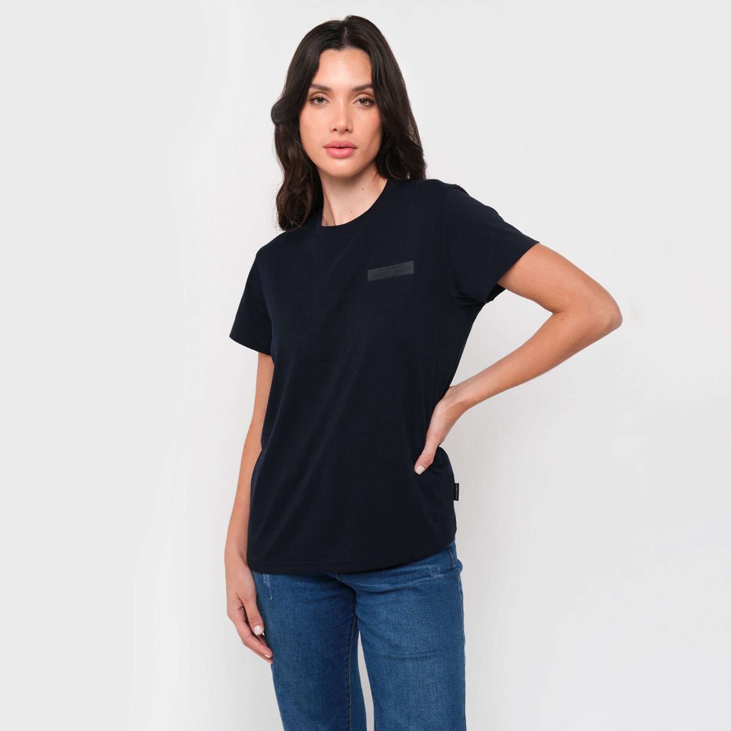 Women's Privé Patch Jersey Tee - JAMES BARK