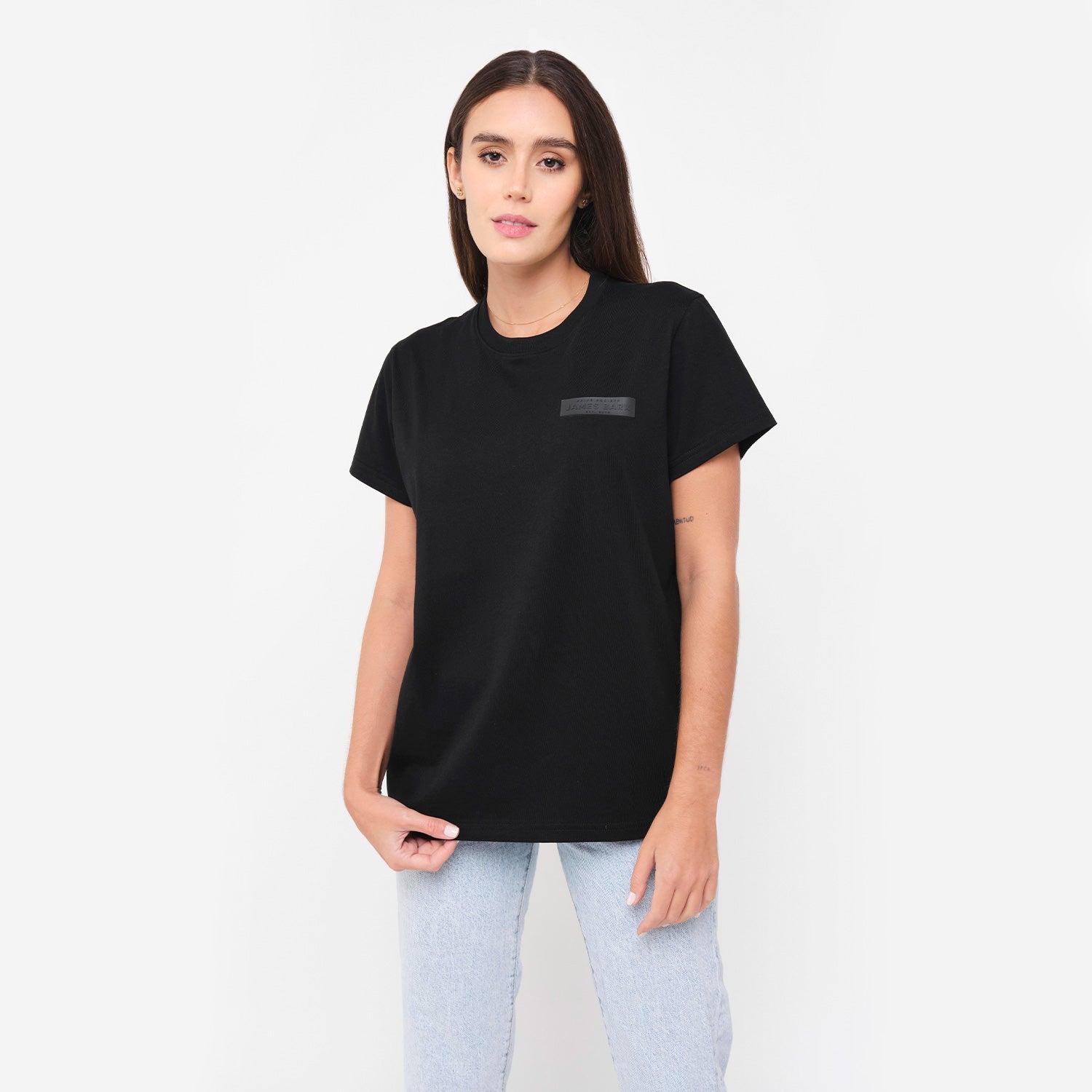 Women's Privé Patch Jersey Tee - JAMES BARK