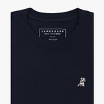 James Bark Crew Neck T-Shirt in Navy Color