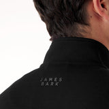 A close-up of the back of the collar, showing the brand name "James Bark" subtly embroidered in black.