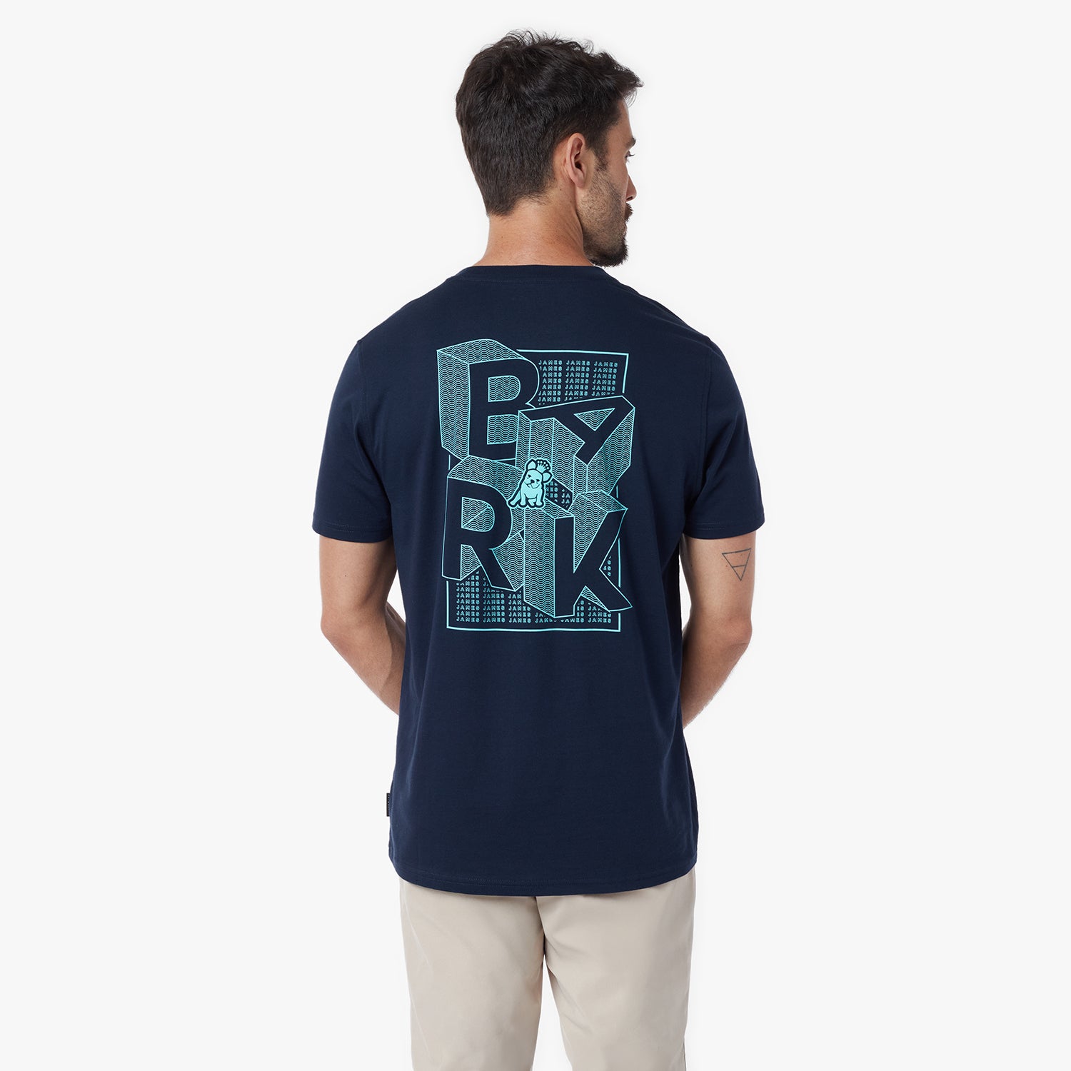 Men's 3D Bark Graphic Tee - JAMES BARK