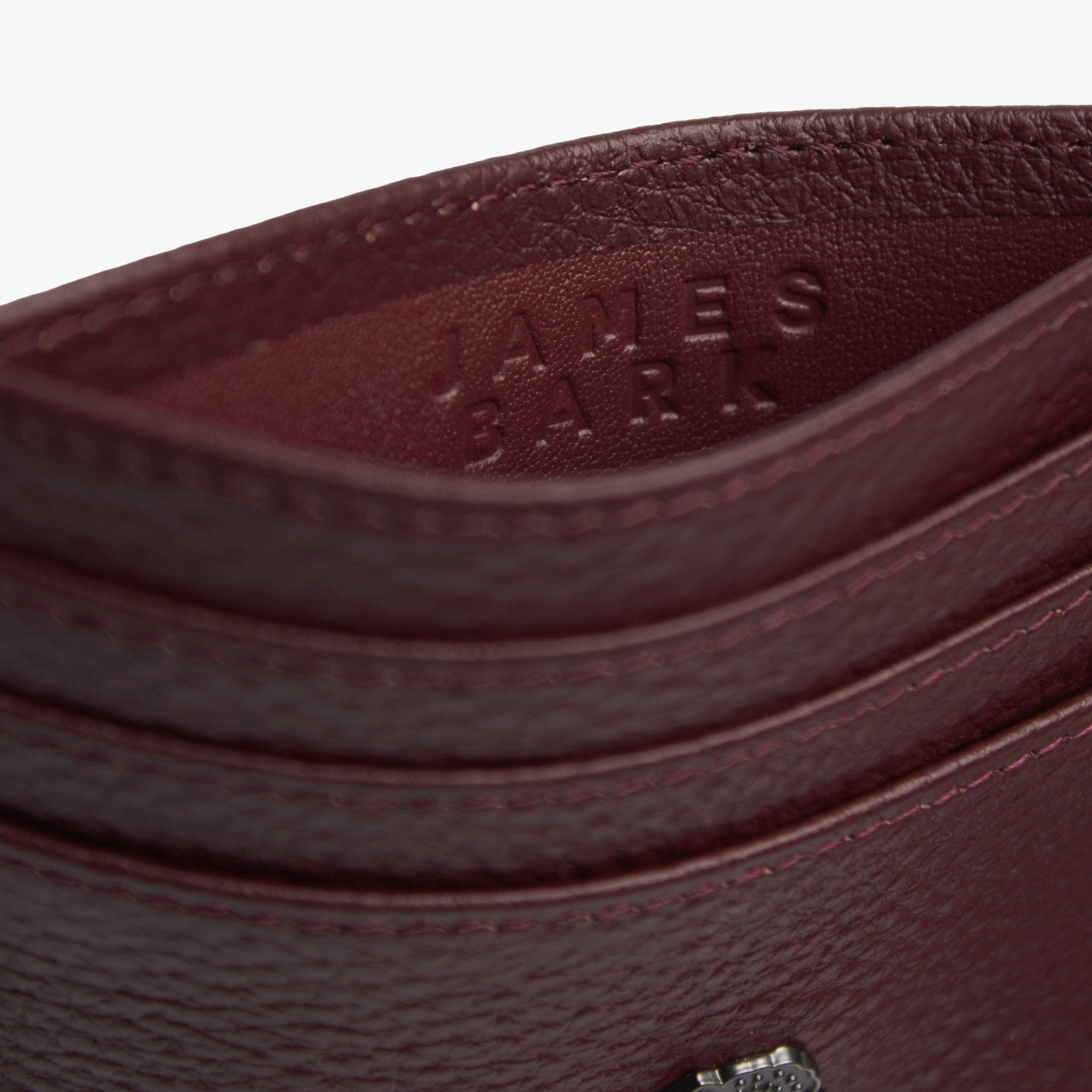Leather Card Holder - JAMES BARK