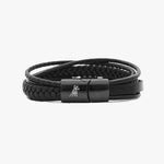 Men's Leather Cords Bracelet-JAMES BARK