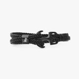 Men's Anchor Leather Bracelet-JAMES BARK