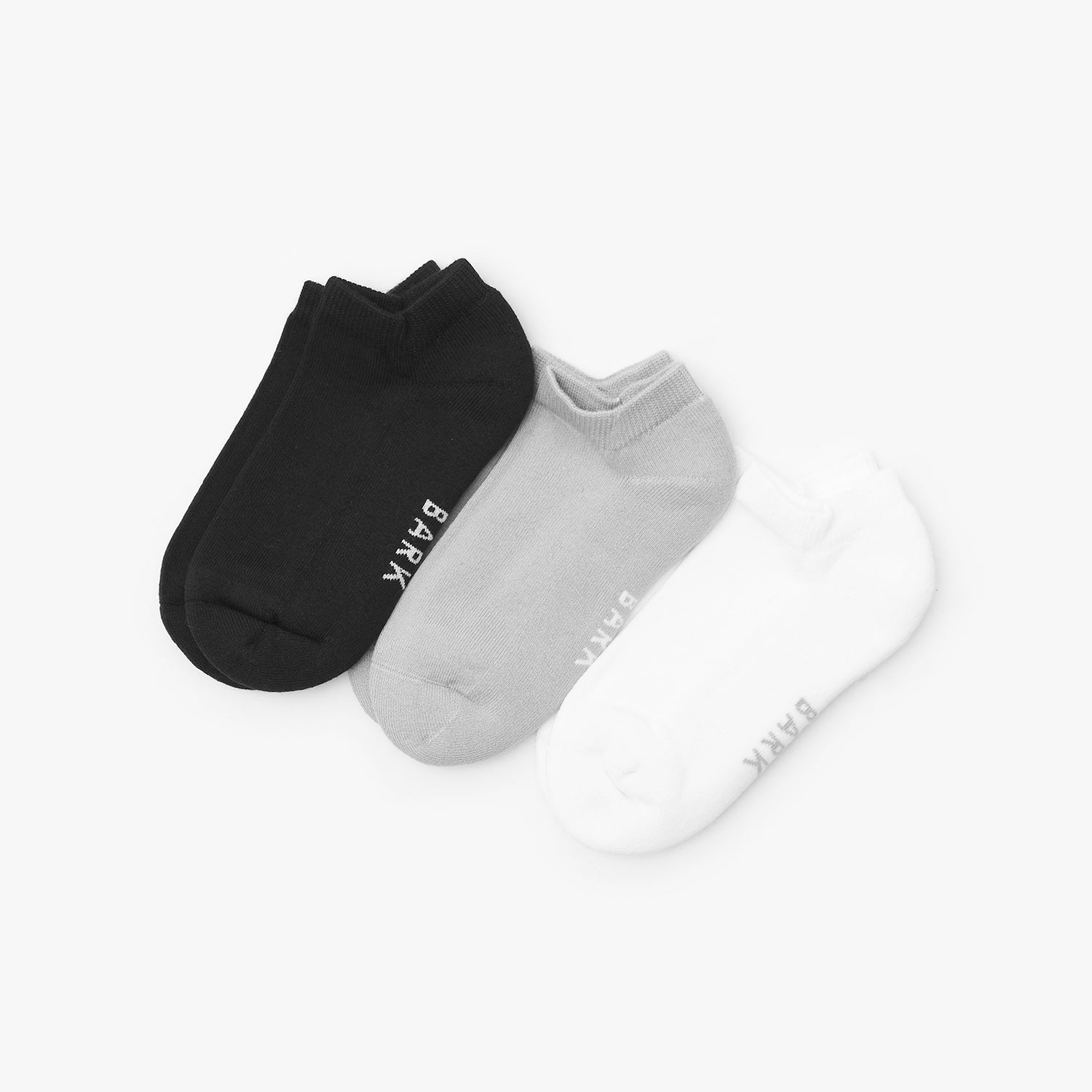 Kid's 3 - Pack Athletic Low Socks - JAMES BARK