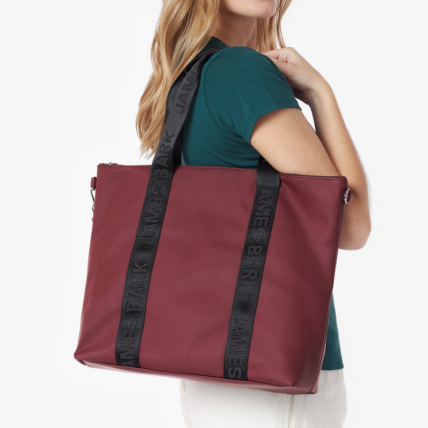 Waterproof Tote Bag — Burgundy - JAMES BARK