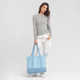 Color Block Tote Bag — Blue - JAMES BARK