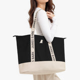Color Block Tote Bag — Black Beauty - JAMES BARK