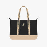 Color Block Tote Bag — Black Beauty - JAMES BARK