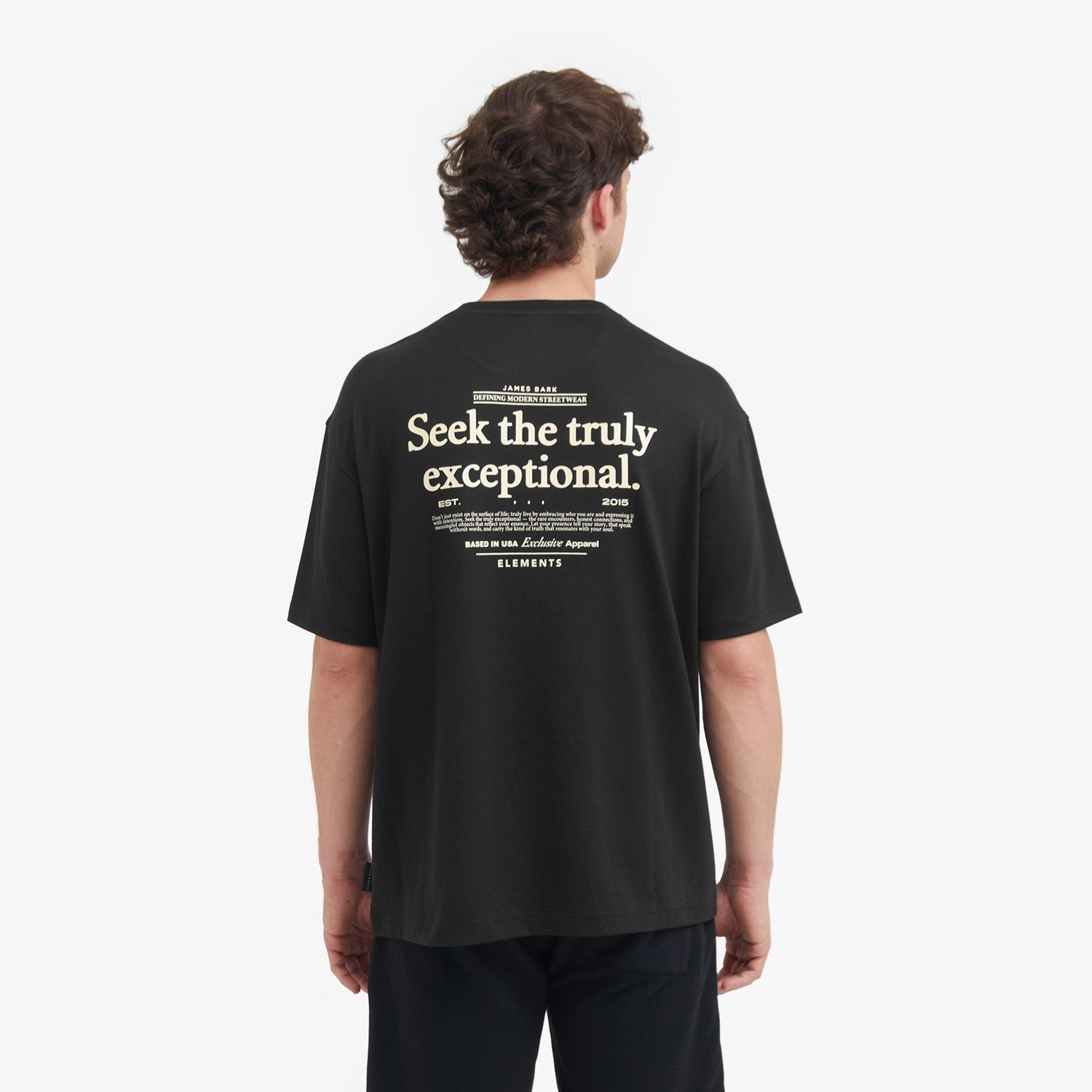 Men's Graphic Relaxed Tee - JAMES BARK