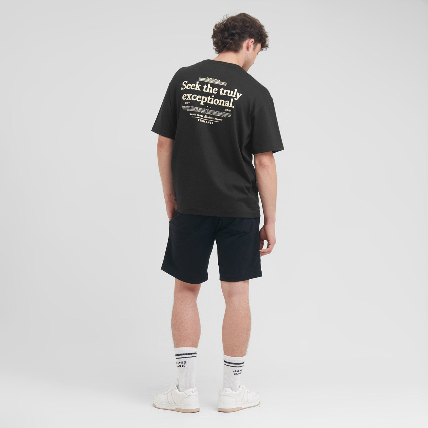 Men's Graphic Relaxed Tee - JAMES BARK