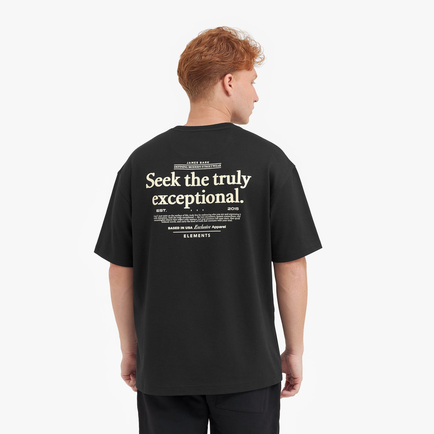 Men's Graphic Relaxed Tee - JAMES BARK