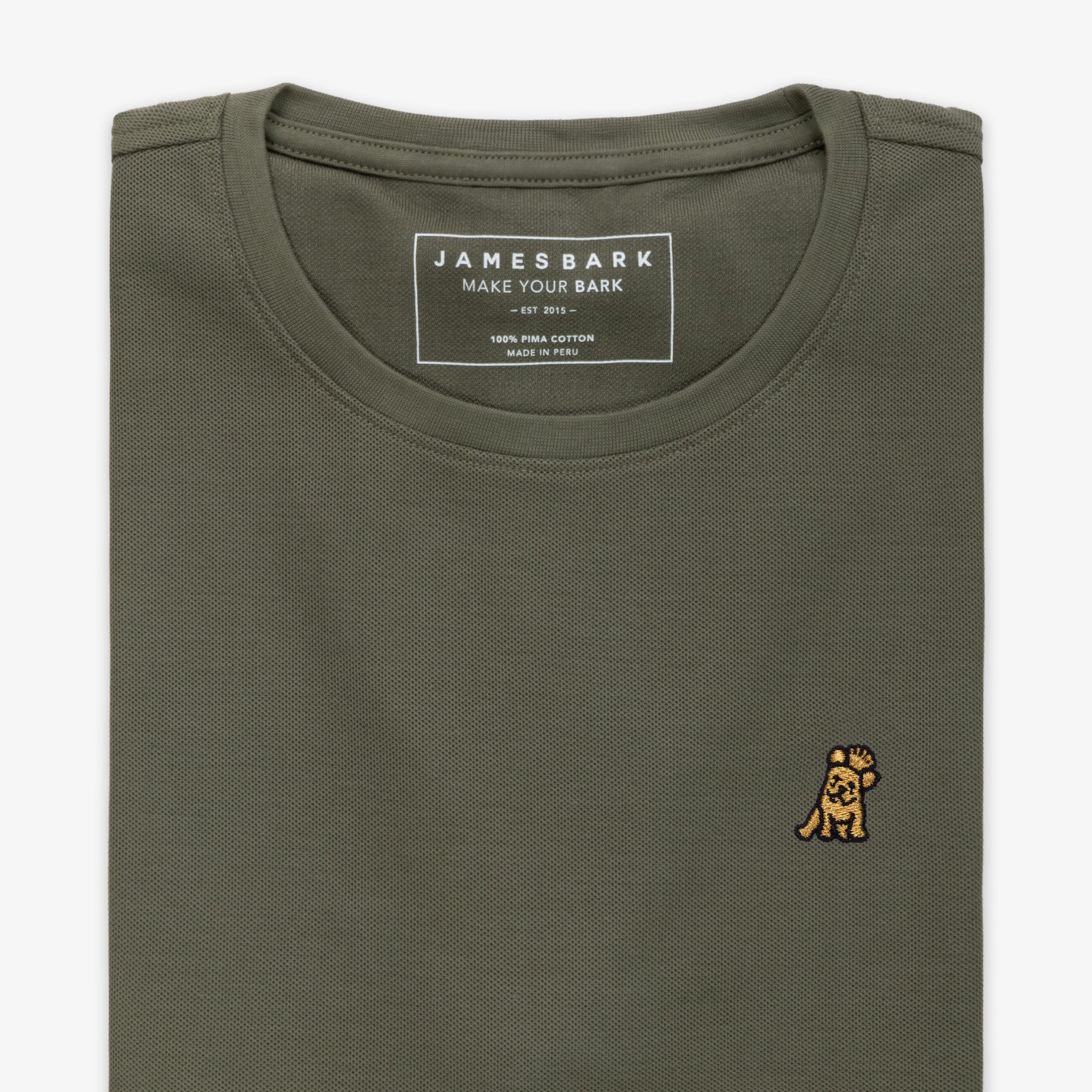 Men's Pique T-Shirt - JAMES BARK