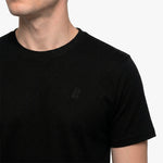 Men's Crew Neck Jersey T-Shirt — Black Beauty/Black - JAMES BARK