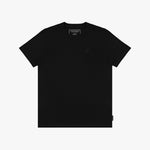 Men's Crew Neck Jersey T-Shirt — Black Beauty/Black - JAMES BARK