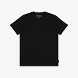 Men's Crew Neck Jersey T-Shirt — Black Beauty/Black - JAMES BARK