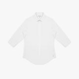 White dress shirt on a white background