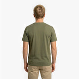 Men's Crew Neck Jersey T-Shirt — Burnt Olive/Olive - JAMES BARK