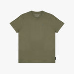 Men's Crew Neck Jersey T-Shirt — Burnt Olive/Olive - JAMES BARK