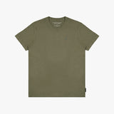 Men's Crew Neck Jersey T-Shirt — Burnt Olive/Olive - JAMES BARK