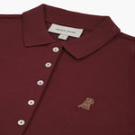 Women's Slim Fit Polo Shirt-JAMES BARK