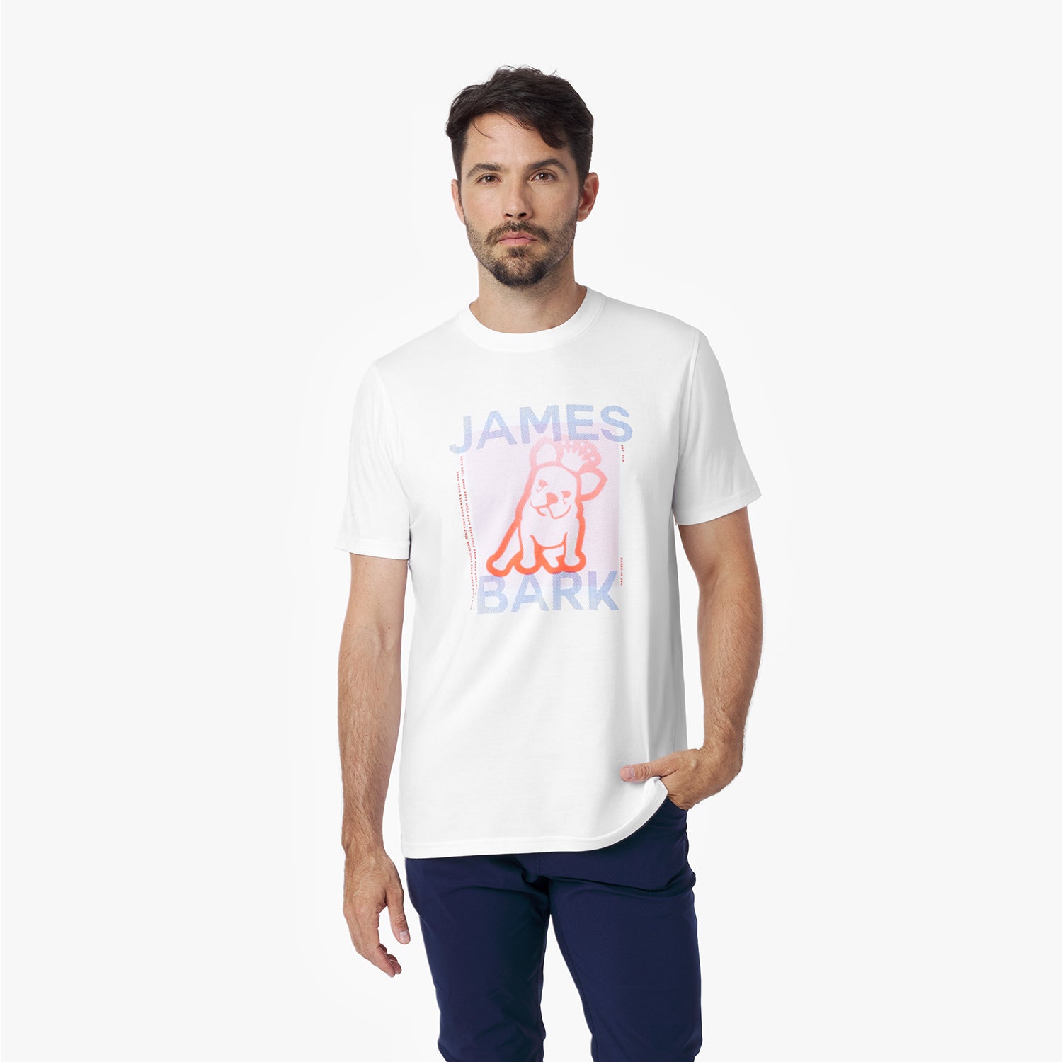 Men's Dog Logo Graphic Tee - JAMES BARK