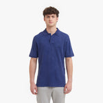 Men's Dyed Polo Shirt — Dress Blue - JAMES BARK