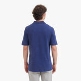 Men's Dyed Polo Shirt — Dress Blue - JAMES BARK