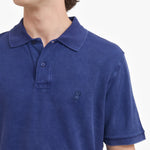 Men's Dyed Polo Shirt — Dress Blue - JAMES BARK