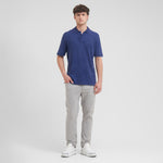 Men's Dyed Polo Shirt — Dress Blue - JAMES BARK