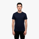 Men's Crew Neck Jersey T-Shirt — Dress Blue/Blue - JAMES BARK