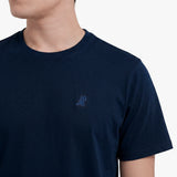 Men's Crew Neck Jersey T-Shirt — Dress Blue/Blue - JAMES BARK