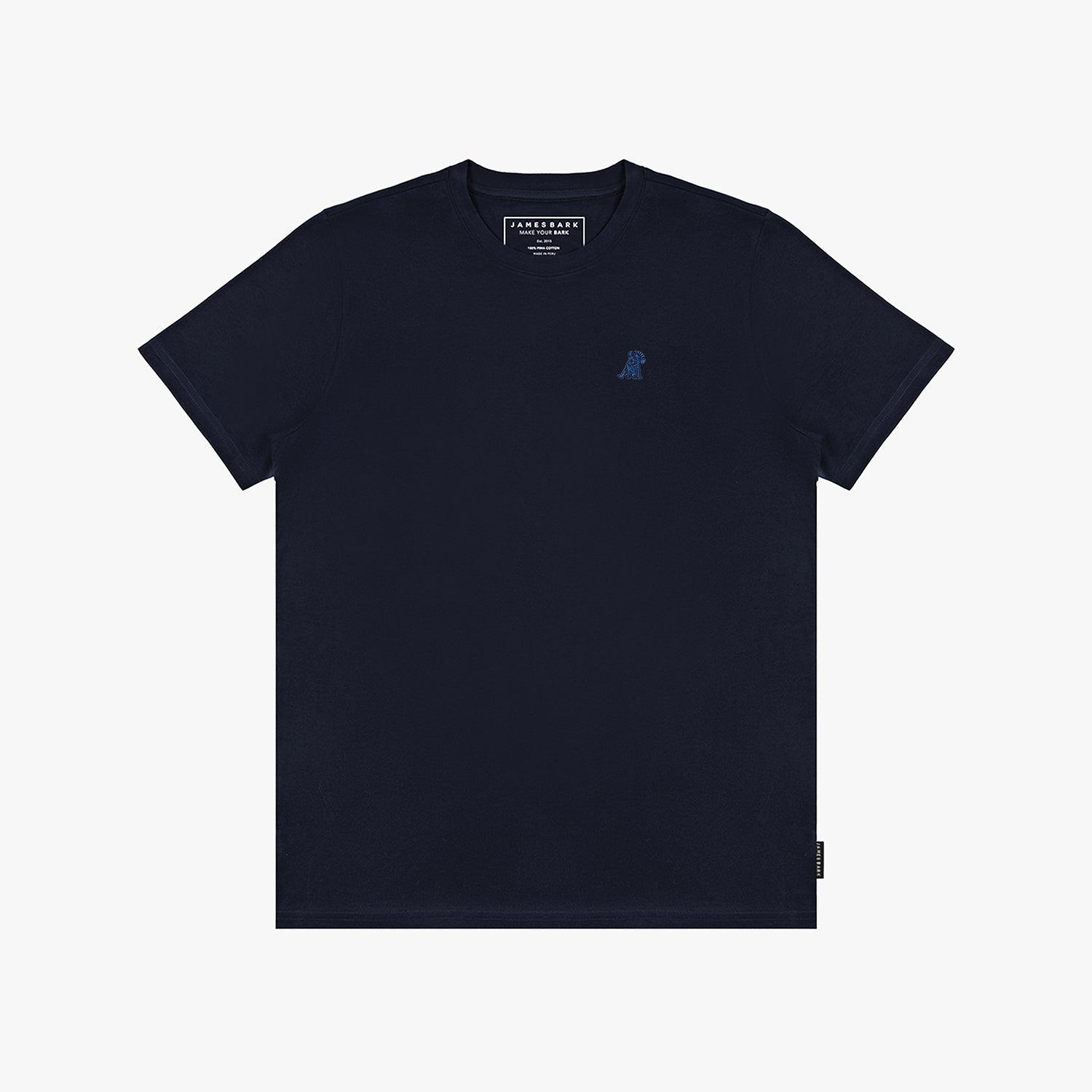 Men's Crew Neck Jersey T-Shirt — Dress Blue/Blue - JAMES BARK