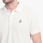 Men's Regular Fit Polo Shirt — Egret/White - JAMES BARK