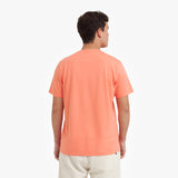 Men's Crew Neck Jersey T-Shirt — Fusion Coral/Peach - JAMES BARK