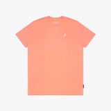 Men's Crew Neck Jersey T-Shirt — Fusion Coral/Peach - JAMES BARK