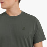 Men's Crew Neck Jersey T-Shirt — Grape Leaf/Green - JAMES BARK