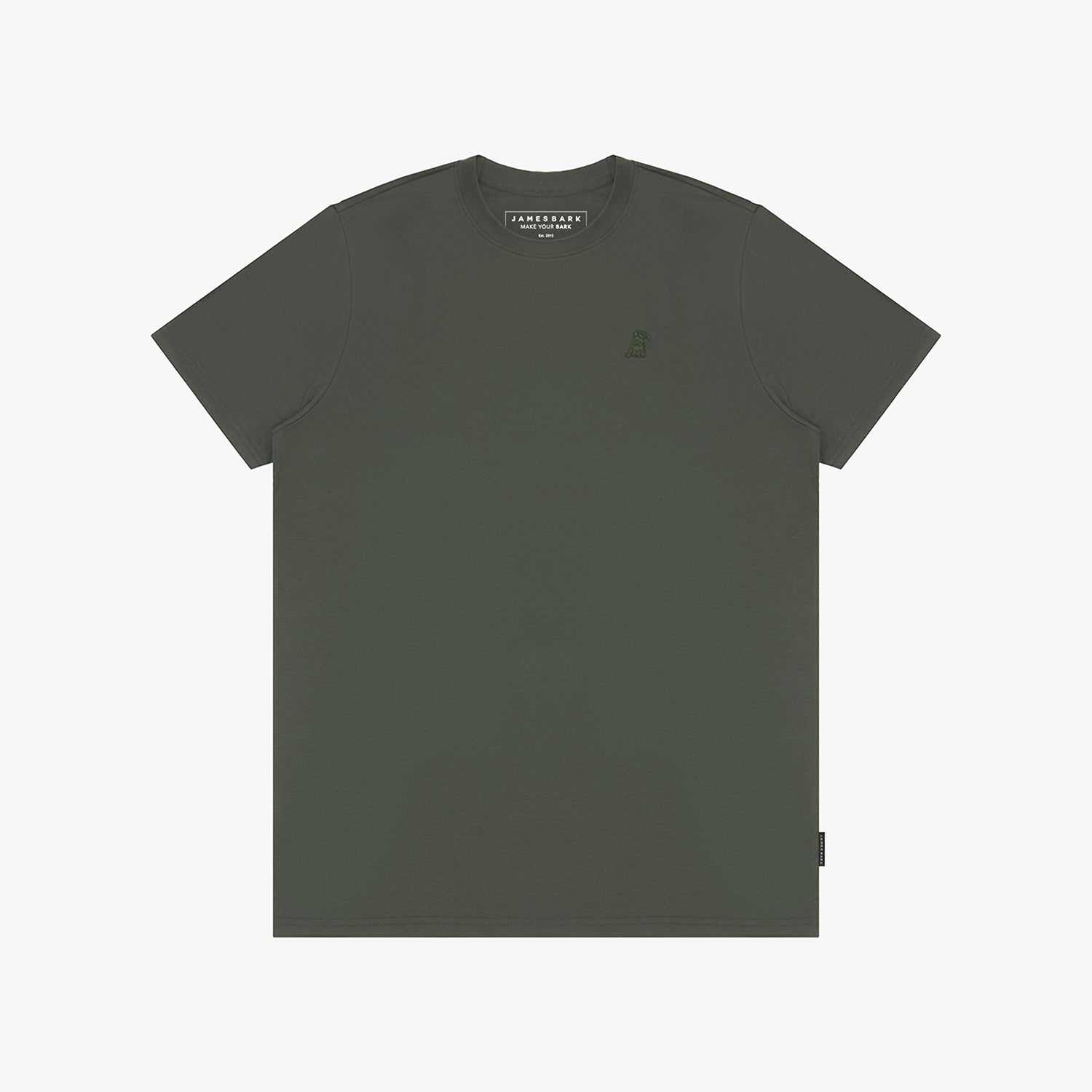 Men's Crew Neck Jersey T-Shirt — Grape Leaf/Green - JAMES BARK