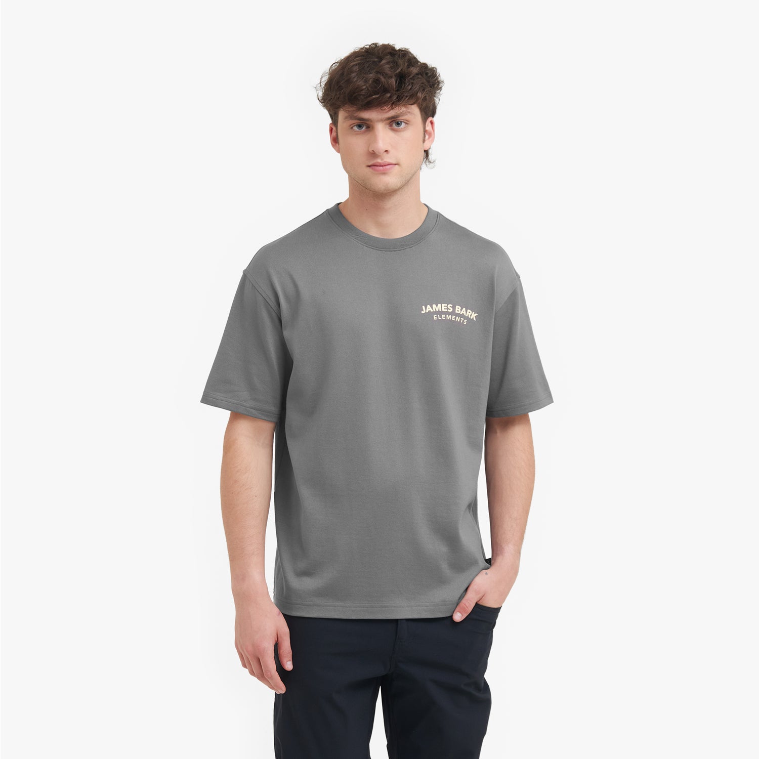 Men's Graphic Relaxed Tee - JAMES BARK