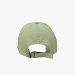 Back view of a green cap with 'James Bark' branding on a white background